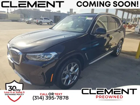Black 2023 BMW X3 xDrive30i for sale in St. Charles, MO