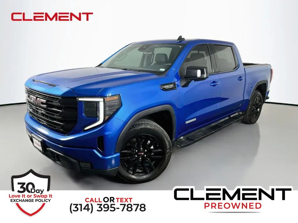 Blue 2022 GMC Sierra 1500 Elevation for sale in St. Charles, MO