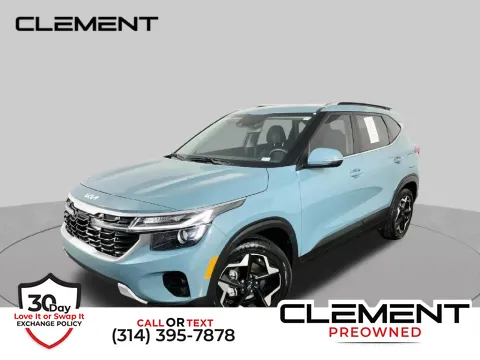 Blue 2024 Kia Seltos EX for sale in St. Charles, MO