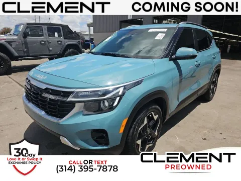 Blue 2024 Kia Seltos EX for sale in St. Charles, MO
