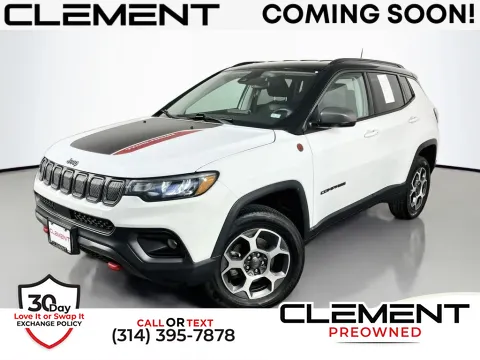 White 2022 Jeep Compass Trailhawk for sale in St. Charles, MO