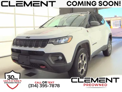 White 2022 Jeep Compass Trailhawk for sale in St. Charles, MO