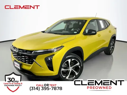 Yellow 2024 Chevrolet Trax 1RS for sale in St. Charles, MO