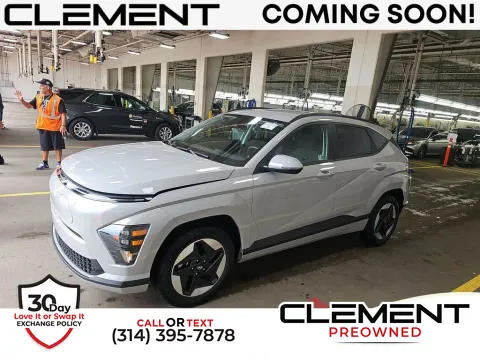 Gray 2024 Hyundai Kona Electric SEL for sale in St. Charles, MO
