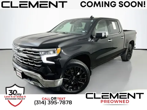 Black 2023 Chevrolet Silverado 1500 LTZ for sale in St. Charles, MO