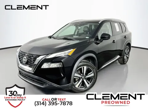 Black 2021 Nissan Rogue SL for sale in St. Charles, MO
