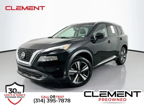 Black 2021 Nissan Rogue SL for sale in St. Charles, MO