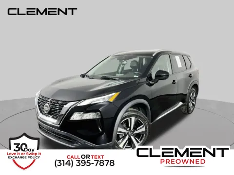 Black 2021 Nissan Rogue SL for sale in St. Charles, MO