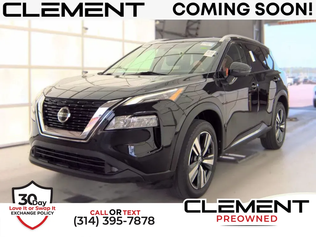 Black 2021 Nissan Rogue SL for sale in St. Charles, MO