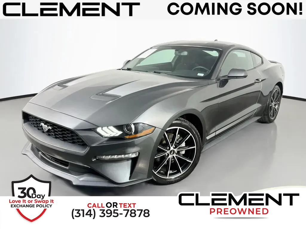Gray 2020 Ford Mustang EcoBoost for sale in St. Charles, MO