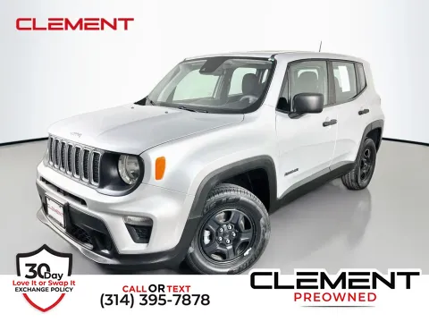 Silver 2021 Jeep Renegade Sport for sale in St. Charles, MO