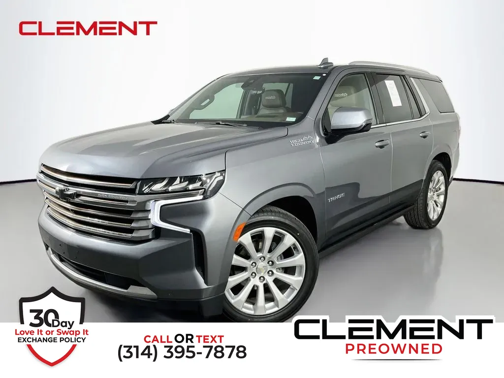 Gray 2021 Chevrolet Tahoe High Country for sale in St. Charles, MO