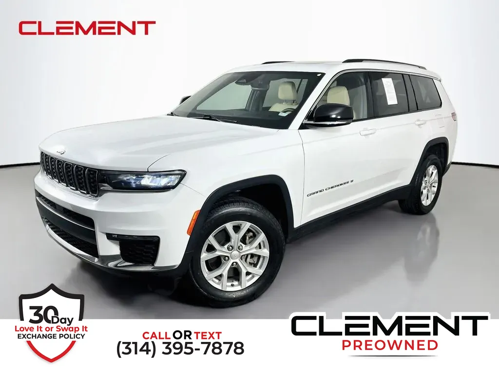 White 2023 Jeep Grand Cherokee L Limited for sale in St. Charles, MO