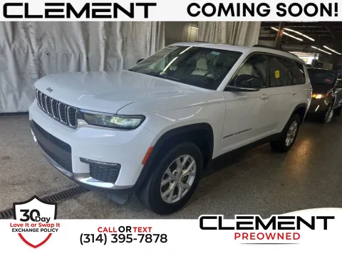 White 2023 Jeep Grand Cherokee L Limited for sale in St. Charles, MO