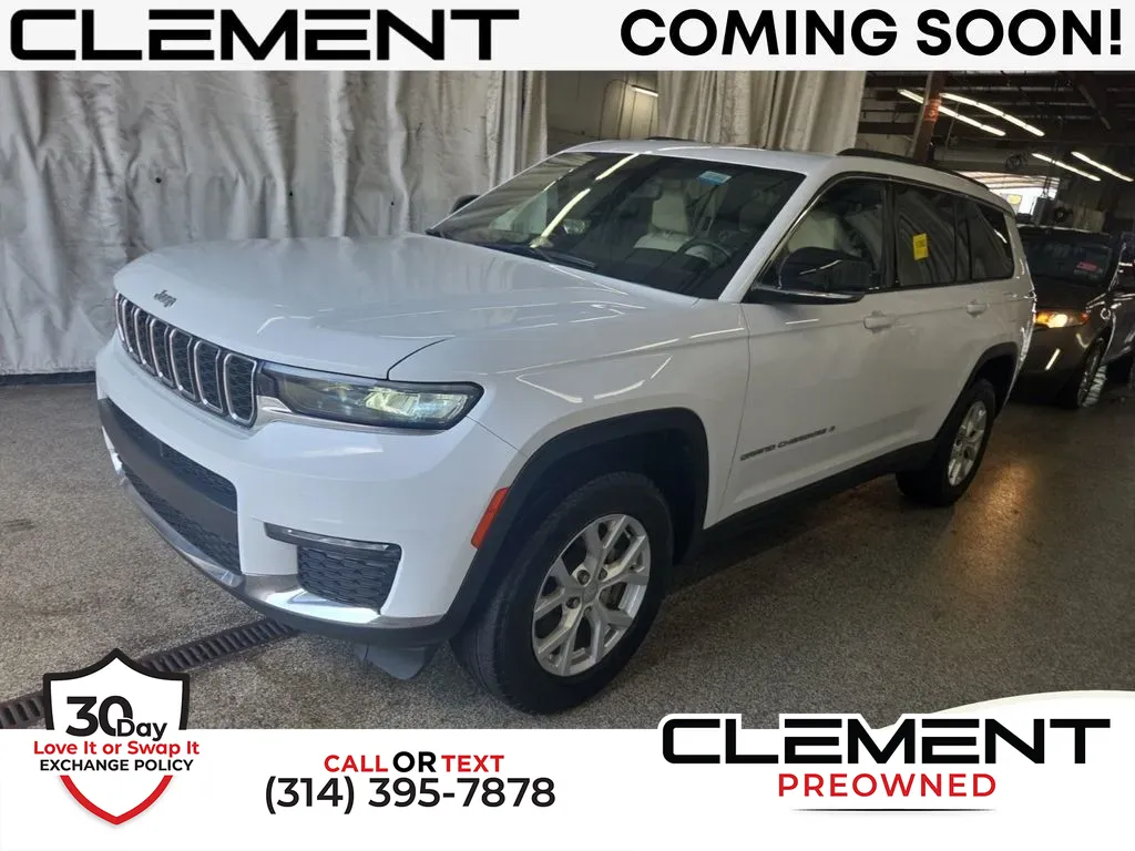 White 2023 Jeep Grand Cherokee L Limited for sale in St. Charles, MO