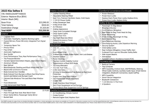 Photos of 2023 Kia Seltos S for sale in St. Charles, MO at Clement Supercenter