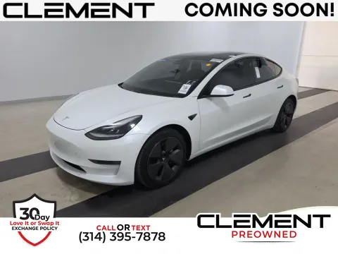 White 2021 Tesla Model 3 Standard Range Plus for sale in St. Charles, MO