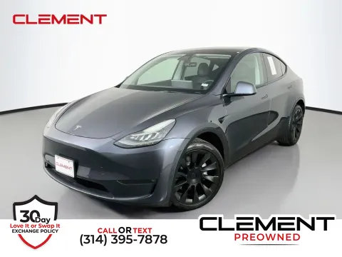 Blue 2021 Tesla Model Y Long Range for sale in St. Charles, MO