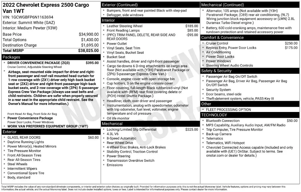 Chevrolet Express photo 38