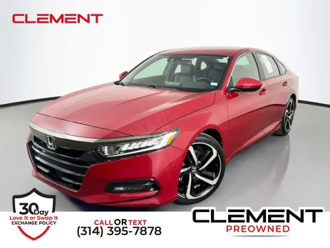 Red 2018 Honda Accord Sport for sale in St. Charles, MO