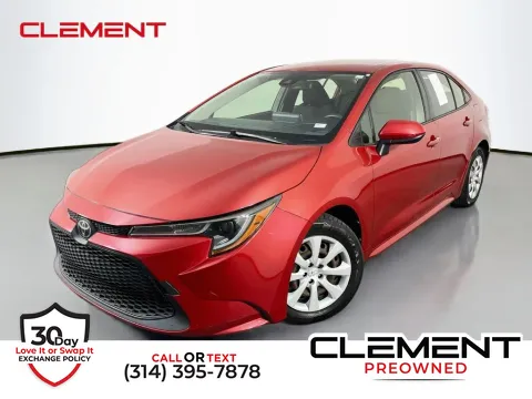 Red 2021 Toyota Corolla LE for sale in St. Charles, MO