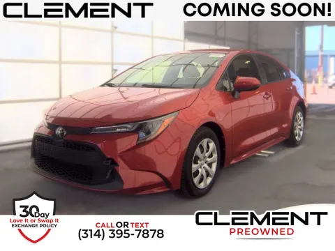 Red 2021 Toyota Corolla LE for sale in St. Charles, MO