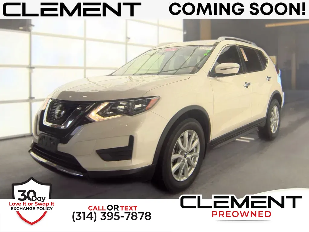 White 2019 Nissan Rogue SV for sale in St. Charles, MO
