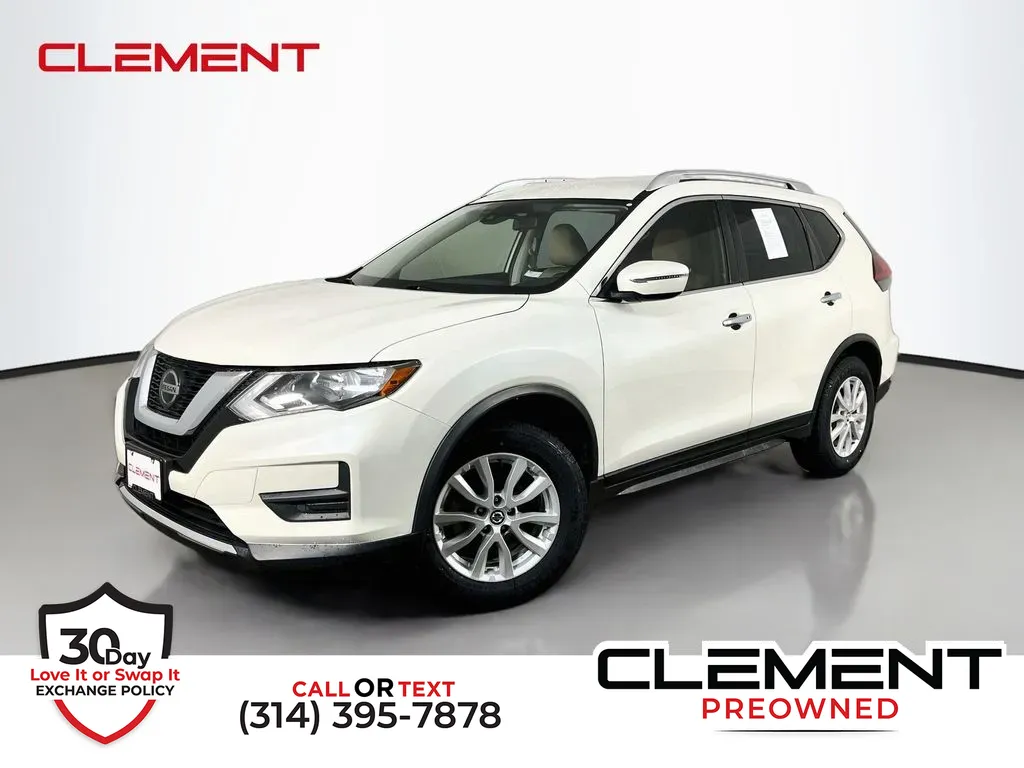 White 2019 Nissan Rogue SV for sale in St. Charles, MO