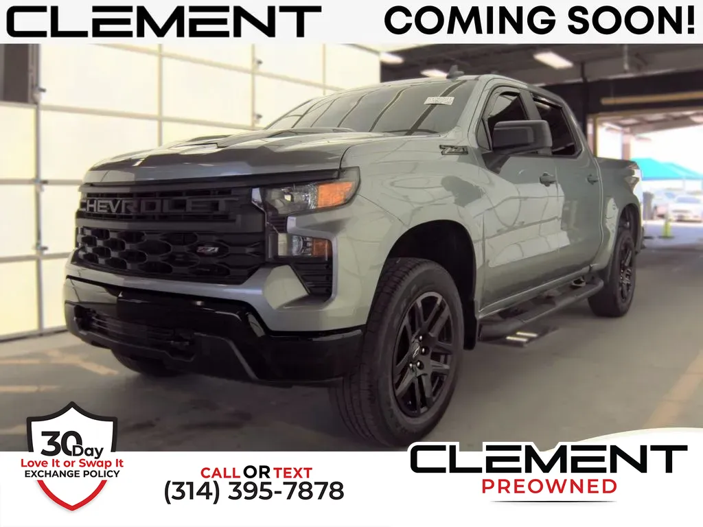 Gray 2024 Chevrolet Silverado 1500 Custom Trail Boss for sale in St. Charles, MO