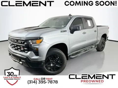 Gray 2024 Chevrolet Silverado 1500 Custom Trail Boss for sale in St. Charles, MO