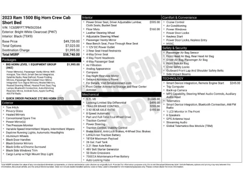 Photos of 2023 Ram 1500 Big Horn/Lone Star for sale in St. Charles, MO at Clement Supercenter