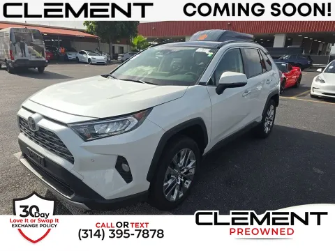 White 2019 Toyota RAV4 Limited for sale in St. Charles, MO