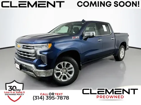 Blue 2023 Chevrolet Silverado 1500 LTZ for sale in St. Charles, MO