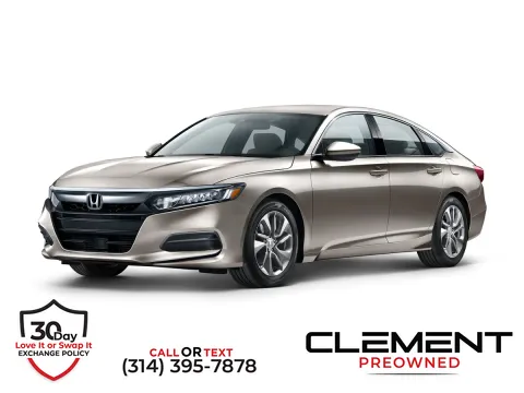 Black 2018 Honda Accord LX for sale in St. Charles, MO