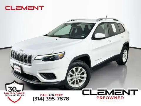 White 2021 Jeep Cherokee Latitude for sale in St. Charles, MO