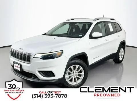 White 2021 Jeep Cherokee Latitude for sale in St. Charles, MO