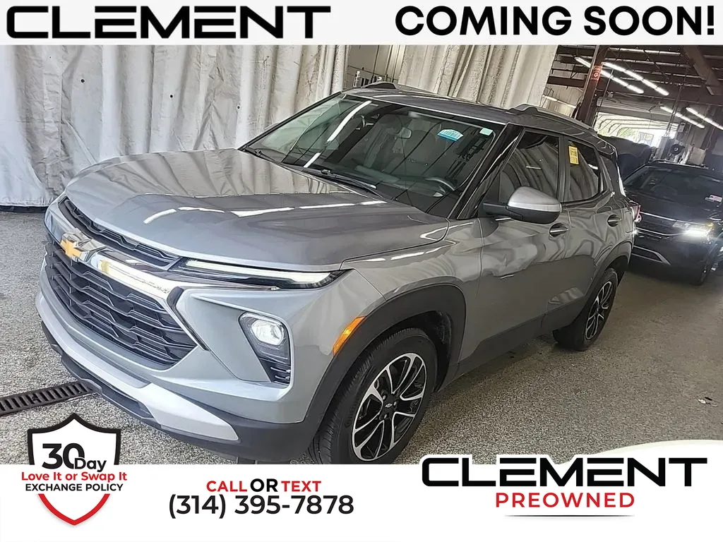 Gray 2024 Chevrolet TrailBlazer LT for sale in St. Charles, MO