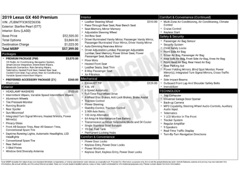 Photos of 2019 Lexus GX 460 for sale in St. Charles, MO at Clement Supercenter