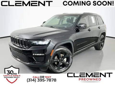 Black 2023 Jeep Grand Cherokee Limited for sale in St. Charles, MO