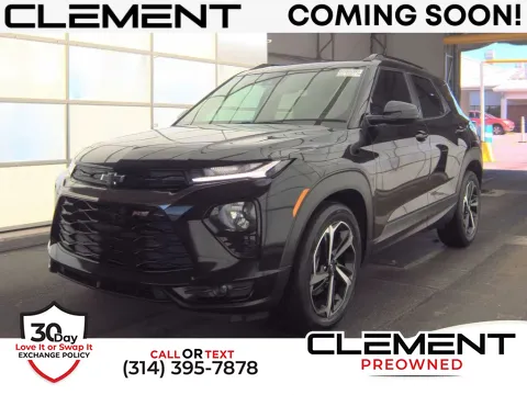 Black 2022 Chevrolet TrailBlazer RS for sale in St. Charles, MO
