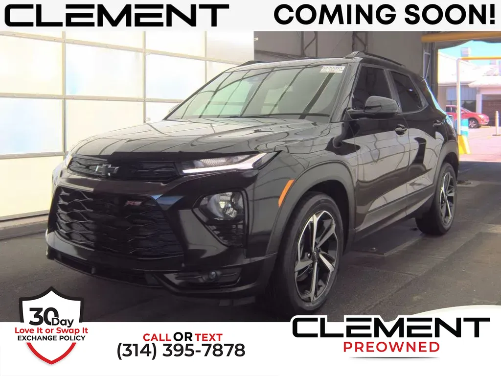 Black 2022 Chevrolet TrailBlazer RS for sale in St. Charles, MO