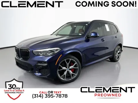 Blue 2022 BMW X5 xDrive40i for sale in St. Charles, MO
