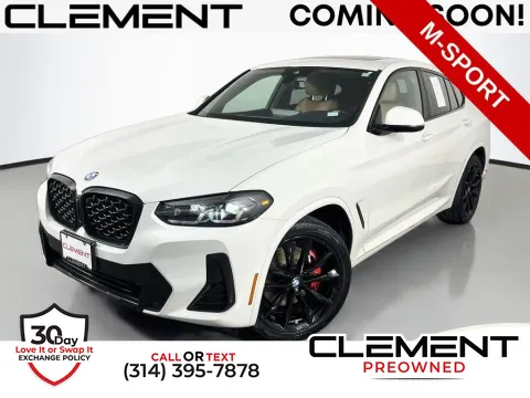 White 2022 BMW X4 xDrive30i for sale in St. Charles, MO