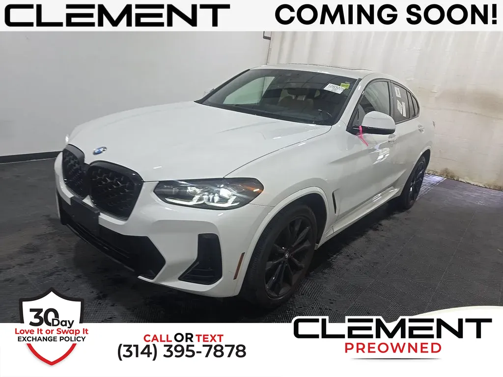 White 2022 BMW X4 xDrive30i for sale in St. Charles, MO