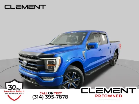 Blue 2021 Ford F-150 Lariat for sale in St. Charles, MO