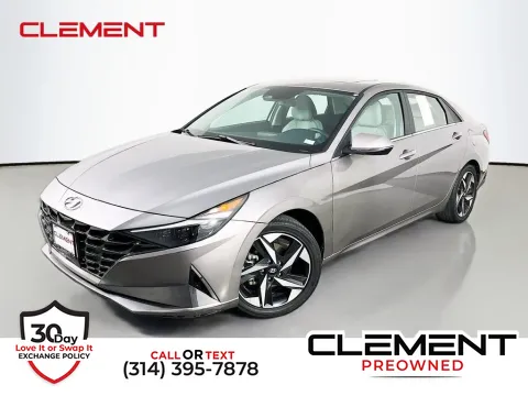Silver 2023 Hyundai Elantra Hybrid Limited for sale in St. Charles, MO