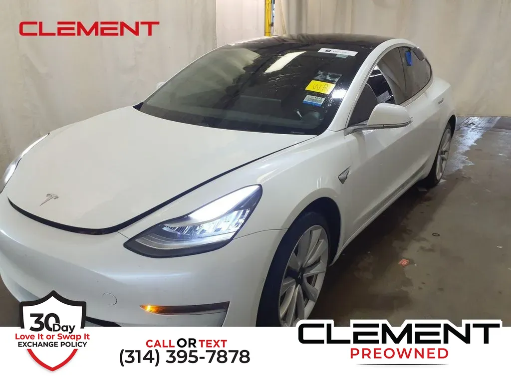 White 2020 Tesla Model 3 Standard Range Plus for sale in St. Charles, MO