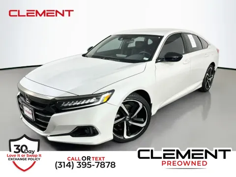 White 2022 Honda Accord Sport for sale in St. Charles, MO