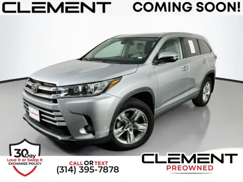 Silver 2019 Toyota Highlander Limited for sale in St. Charles, MO