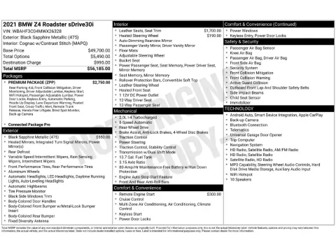 Photos of 2021 BMW Z4 sDrive30i for sale in St. Charles, MO at Clement Supercenter